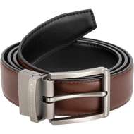 Curea Piele Naturala Reversibila / Negru-maro / 100cm