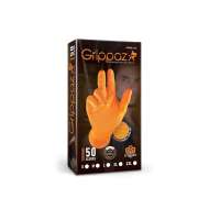 Manusi Nitril "Grippaz 246", Portocalii, 50 Buc - Xl