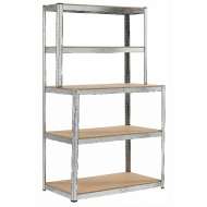 Raft Metalic Blat-lucru - 5p / 180x100x60x30cm / 175kg