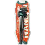 Chei Hexagonale Cu Bila, Tija Lunga, Cr-V Set 9 (1.5 - 10 Mm) - Hb651102