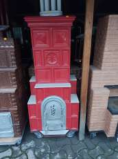 Soba semineu 6 randuri plus garnitura ,culoare rosie 