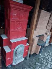 Soba semineu 6 randuri plus garnitura ,culoare rosie 