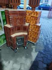 Soba colt ( steluta ) 4 randuri plus garnitura ,culoare maro 