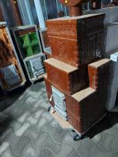 Soba semineu 4 randuri plus garnitura ,culoare maro 