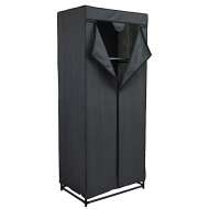 Dulap Haine Textil Cu Fermoar - 70x45x160cm / Gri