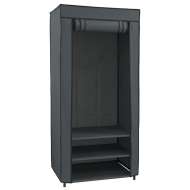 Dulap Haine Textil Cu Rulou - 70x45x160cm / Gri