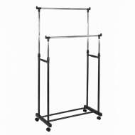 Suport Haine Dublu Reglabil - 83x39x165cm / 15kg