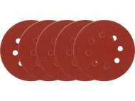 Discuri Din PÂnzĂ AbrazivĂ Cu GĂuri, P40, 125mm, 5 Buc