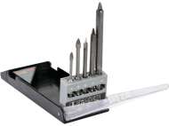 Set 5 Burghie Pentru SticlĂ Și CeramicĂ, 4-10mm, Prindere HexagonalĂ