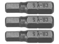 Set 3 BiȚi Torx 1/4'' H5x25mm