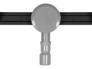 RigolĂ DuȘ ''slim Black'', 60 Cm