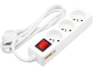 Prelungitor Cu ÎntrerupĂtor, 3 Prize Cu ÎmpĂmÂntare, 1,5m