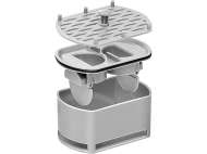 RigolĂ DuȘ ''rotary'', 70cm, Sifon Rotativ, Wet&dry