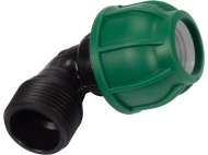 Cot Compresiune 90°, Filet Exterior 25mm X 1''