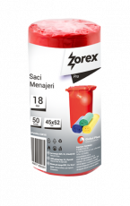 Zorex Pro Saci menaj rosii 18L 50/rola