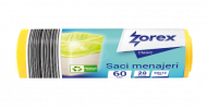 Zorex Clasic Saci menaj galbeni 60L 20/rola