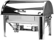 Chafing Dish Cu Capac Rolltop, 90 Grade, 9l
