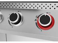 GrĂtar Pe Gaz Yao 5+1, 19kw, OȚel Inoxidabil