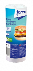 Zorex Clasic Pungi alimentare hamburger ( 500/rola)
