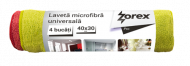 Zorex Pro Lavete microfibra 4/set