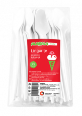 Lingurite u.f. albe 25/set