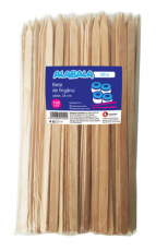 Alabala Bete lemn frigarui plate 24cm 100/set