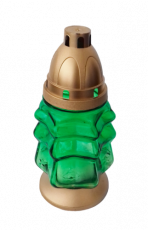 Candela sticla "Craciun" cu capac timp ardere 16 h