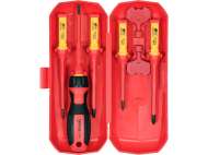 Set ȘurubelniȚĂ Vde, 5 Capete Interschimbabile + 2 Chei Panou Electric