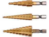 Set 3 Burghie În Trepte, 3-20mm, 1/4''