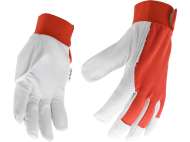 MĂnuȘi Lucru MĂrimea 10, Bumbac/piele RoȘu