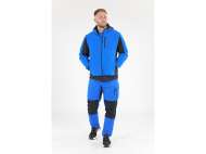 Jacheta Fleece Cu Gluga Sarna Albastra S