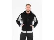 Jacheta Fleece Cu Gluga Sarna Neagru M