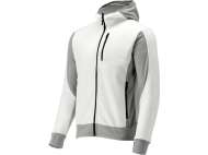 Jacheta Fleece Cu Gluga Sarna Alba M