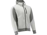 Jacheta Fleece Cu Gluga Sarna Alba 2xl