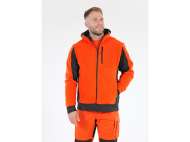 Jacheta Fleece Cu Gluga Sarna Rosie L