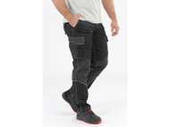 Pantaloni De Lucru Cu Elastan, Benzi Reflectorizante, L