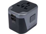 Adaptor Universal De CĂlĂtorie, 2 X Port Usb