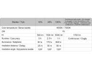 Reflector Portabil, Pliabil 5000lm, Alimentare ReȚea/acumulator