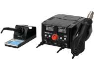 StaȚie De Lipit 2 În 1, Aparat Lipit 75w + Pistol Aer Cald 750w