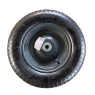 Roata Roaba Cu Cauciuc Bordurat - 3.5x8.0"