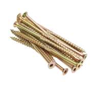 Set 100 suruburi pentru PAL ,lemn si PVC ideale pentru fixari rezistente , montaj mobilier , constructii si imbinari durabile , amprenta TORX T30 dimensiune 6 x 240 mm 