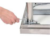 Masă De Lucru 1400X600Xh850+100Mm Cu Spațiu De Depozitare Și Tăblie