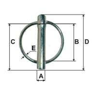 Siguranta Bolt Cu Inel 6.0x54mm / 3.2x36.5mm / 45mm