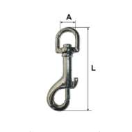 Carabina Breloc Cu Arc Si Inel Rotativ 11x67mm