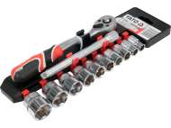 Set Tubulare Cu Accesorii 3/8'', 12 Piese