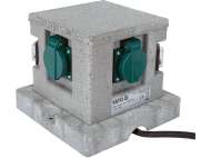 Priză De Grădină Cubică Ip44 4X230V