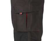 Pantaloni De Lucru Cu Pieptar, Basalt, Mărimea L