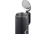 Fierbător Electric 1,7L, Controlul Temperaturii, Negru