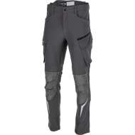 Pantalon Lucru Slim-fit-elastic Intarit / Gri - Xl