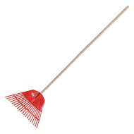 Grebla Plastic Cu Maner Lemn 130cm / 20 Dinti